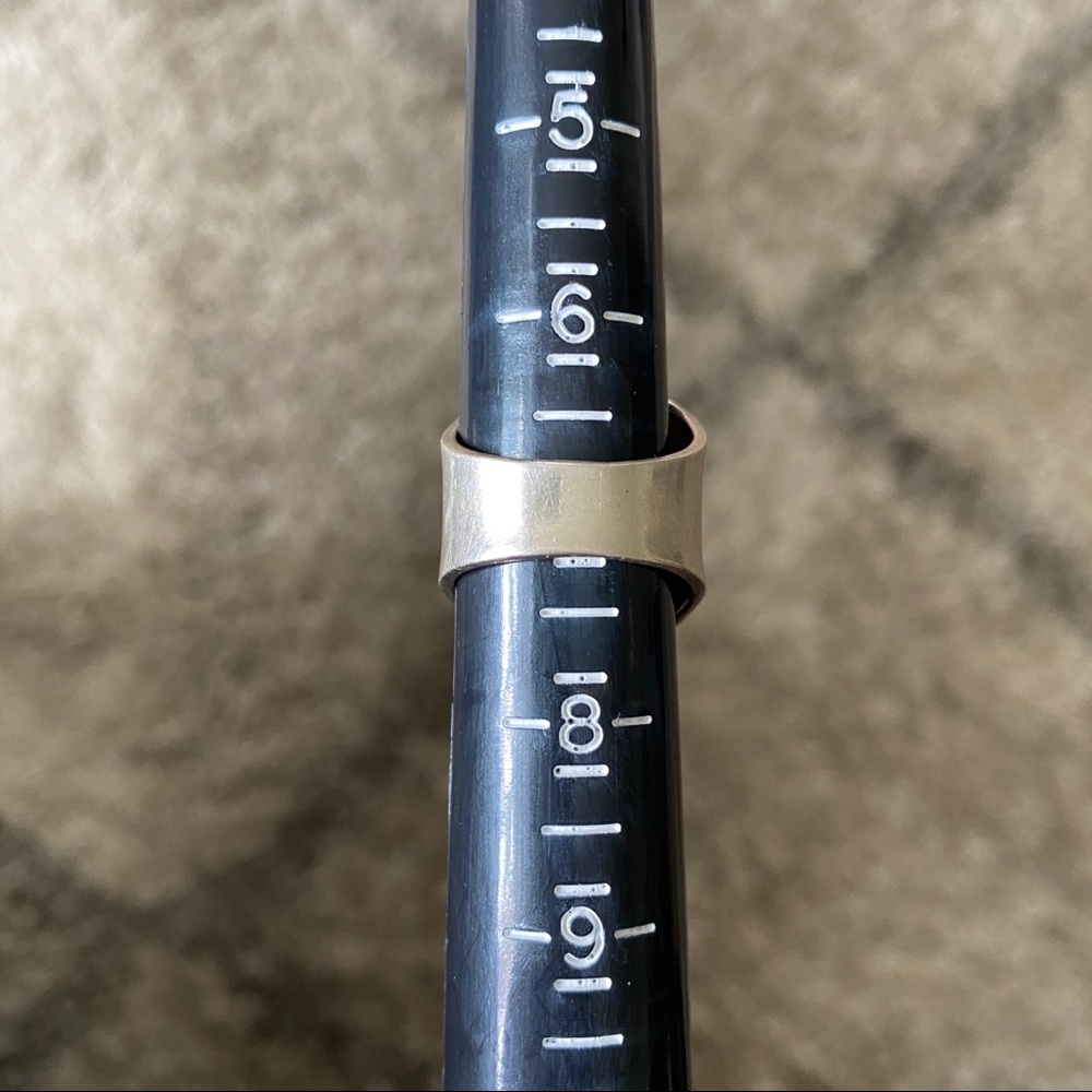 Turquoise Ring Adjustable Sterling Silver 925 Siz… - image 5